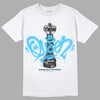 Jordan 13 Retro University Blue DopeSkill T-Shirt Queen Chess Graphic Streetwear - White