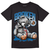 Jordan 3 Retro Wizards DopeSkill T-Shirt Sick Bear Graphic Streetwear - Black