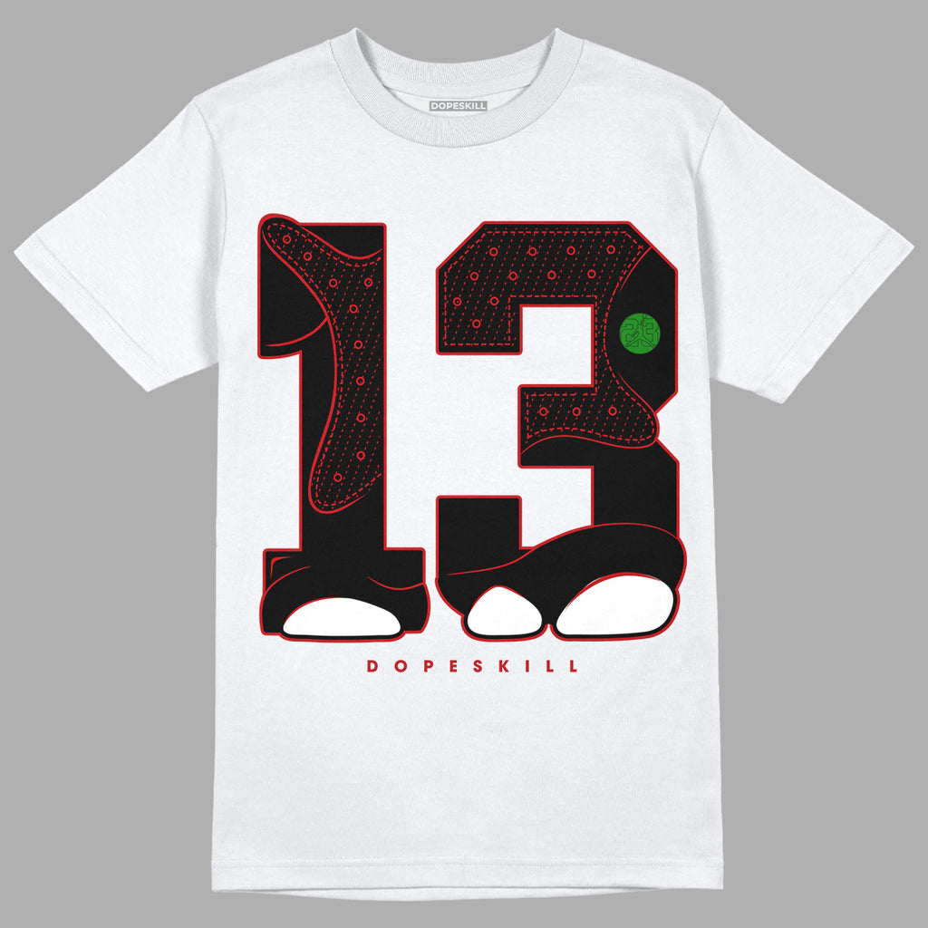 Playoffs 13s DopeSkill T-Shirt No.13 Graphic - White