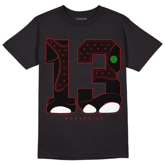 Playoffs 13s DopeSkill T-Shirt No.13 Graphic - Black