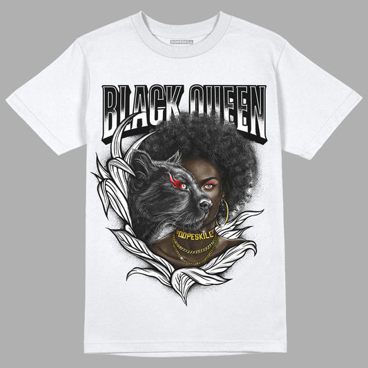 Dunk Low Panda White Black DopeSkill T-Shirt New Black Queen Graphic - White