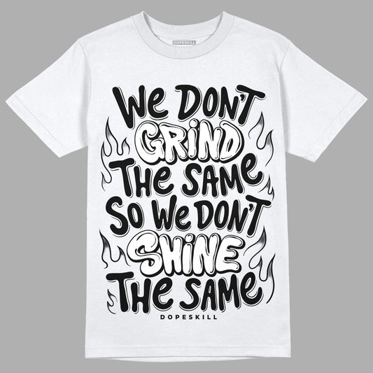 Jordan 1 High 85 Black White DopeSkill T-Shirt Grind Shine Graphic Streetwear - White 