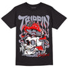 Jordan 13 Retro 'Black Flint' DopeSkill T-Shirt Trippin Graphic Streetwear - Black