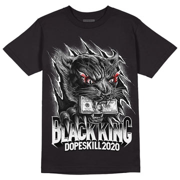 Jordan 1 High 85 Black White DopeSkill T-Shirt Black King Graphic Streetwear - Black