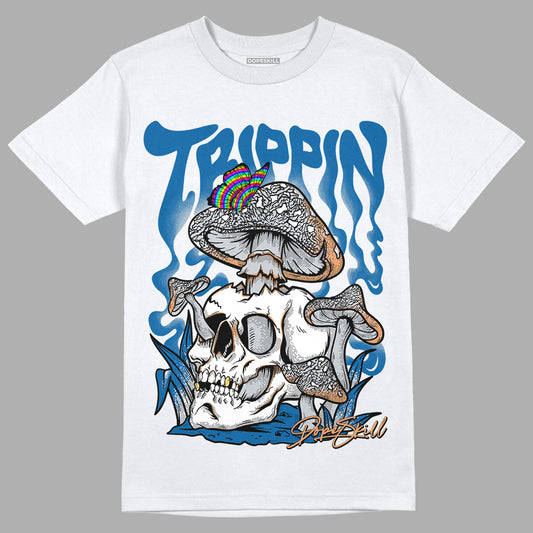 Jordan 3 Retro Wizards DopeSkill T-Shirt Trippin Graphic Streetwear - White