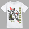 Travis Scott x Jordan 1 Low OG “Olive” DopeSkill T-Shirt You Got All My Love Graphic Streetwear - White