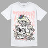 Jordan 1 High OG WMNS Washed Pink DopeSkill T-Shirt Trippin Graphic Streetwear - White