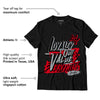 AJ 4 Bred DopeSkill T-Shirt LOVE Graphic