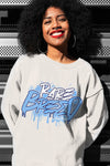 AJ 6 University Blue DopeSkill Sweatshirt Rare Breed Graphic