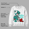 Green Snakeskin Dunk Low DopeSkill Sweatshirt Broken Heart Graphic