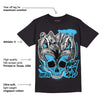 University Blue 13s DopeSkill T-Shirt MOMM Skull Graphic