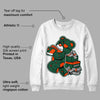 Dunk Low Team Dark Green Orange DopeSkill Sweatshirt Bear Steals Sneaker Graphic