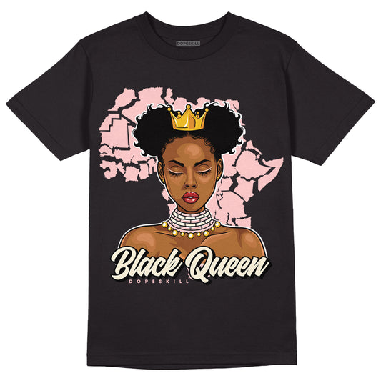 Jordan 1 High OG WMNS Washed Pink DopeSkill T-Shirt Black Queen Graphic Streetwear - Black