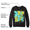 Aqua 5s DopeSkill Sweatshirt Drip Too Hard Graphic