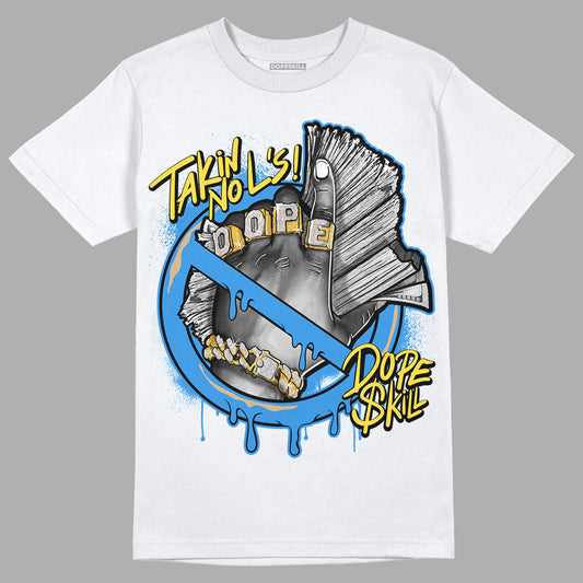 SB Dunk Low Homer DopeSkill T-Shirt Takin No L's Graphic - White