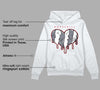 Fire Red 9s DopeSkill Hoodie Sweatshirt Slime Drip Heart Graphic