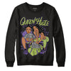 Canyon Purple 4s DopeSkill Sweatshirt Queen Of Hustle Graphic - Black 