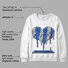 True Blue 1s DopeSkill Sweatshirt Juneteenth Heart Graphic