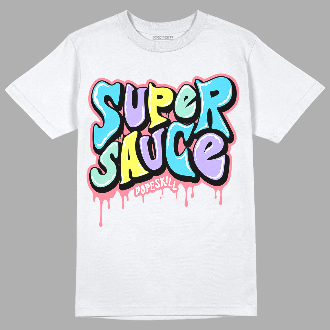 Candy Easter Dunk Low DopeSkill T-Shirt Super Sauce Graphic - White