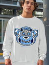 AJ 6 University Blue DopeSkill Sweatshirt Monk Graphic