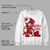 Gym Red 9s DopeSkill Sweatshirt Broken Heart Graphic