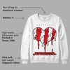 Gym Red 9s DopeSkill Sweatshirt Juneteenth Heart Graphic