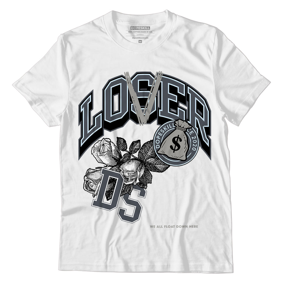 Jordan 11 Cool Grey DopeSkill T-Shirt Loser Lover Graphic, hiphop tees, grey graphic tees, sneakers match shirt - White