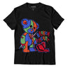 Jordan 5 Low “Doernbecher” DopeSkill T-Shirt Broken Heart Graphic - Black 