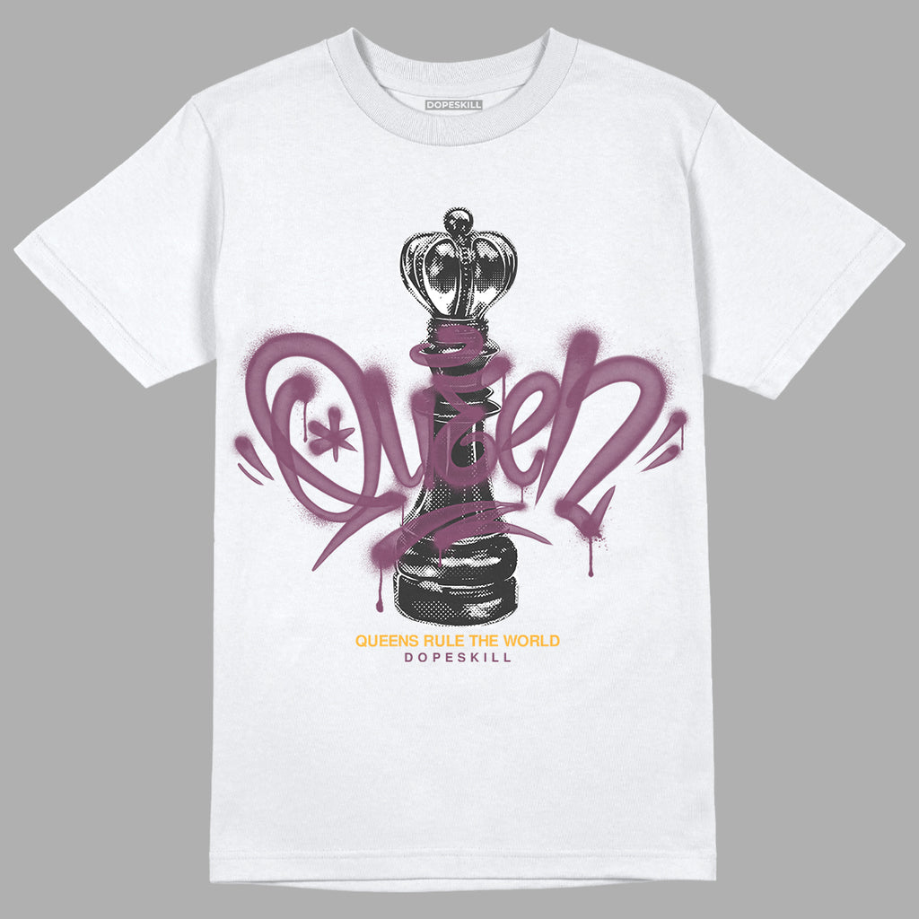 Jordan 1 Retro High OG Brotherhood DopeSkill T-Shirt Queen Chess Graphic Streetwear - White