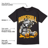 Taxi Yellow Toe 1s DopeSkill T-Shirt Sick Bear Graphic