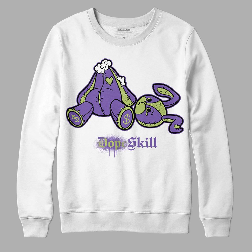 Canyon Purple 4s DopeSkill Sweatshirt Don’t Break My Heart Graphic - White 