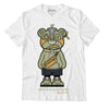 Jordan 5 Jade Horizon DopeSkill T-Shirt Sneaker Bear Graphic - White