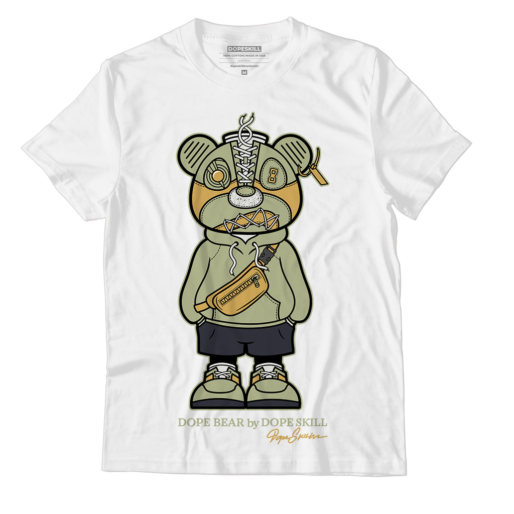 Jordan 5 Jade Horizon DopeSkill T-Shirt Sneaker Bear Graphic - White
