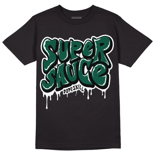 Lottery Pack Malachite Green Dunk Low DopeSkill T-Shirt Super Sauce Graphic - Black