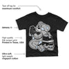 Black Metallic Chrome 6s DopeSkill Toddler Kids T-shirt Bear Steals Sneaker Graphic