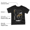 Black Metallic Chrome 6s DopeSkill Toddler Kids T-shirt No.6 Graphic