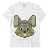 Jordan 5 Jade Horizon DopeSkill T-Shirt Sneaker Rabbit Graphic - White 