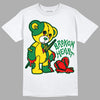 Dunk Low Reverse Brazil DopeSkill T-Shirt Broken Heart Graphic - White