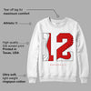 Gym Red 12s DopeSkill Sweatshirt Number No.12 Graphic