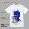 Racer Blue White Dunk Low DopeSkill T-Shirt Money Talks Graphic