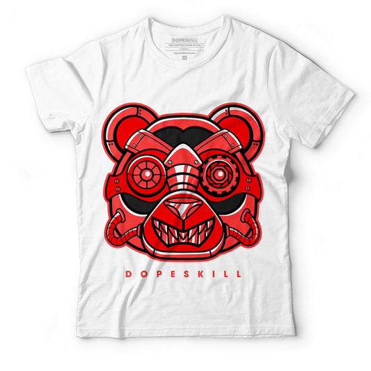 AJ 9 Chile Red DopeSkill T-Shirt Robo Bear Graphic