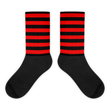 HS Sublimated Socks Match AJ 9 Chile Red