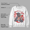 Fire Red 9s DopeSkill Sweatshirt Money Is The Motive Graphic