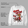 Fire Red 3s DopeSkill Sweatshirt Money Is Our Motive Bear Graphic