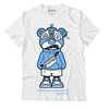 AJ 6 University Blue DopeSkill T-Shirt Sneaker Bear Graphic