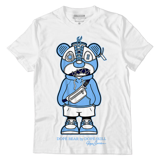 AJ 6 University Blue DopeSkill T-Shirt Sneaker Bear Graphic