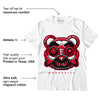 AJ 1 Low Bred Toe DopeSkill T-Shirt Robo Bear Graphic