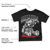 Panda White Black Dunk Low DopeSkill Toddler Kids T-shirt Sick Bear Graphic