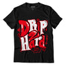 AJ 4 Red Thunder DopeSkill T-shirt Drip Too Hard Graphic