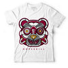 AJ 3 Cardinal Red DopeSkill T-Shirt Robo Bear Graphic